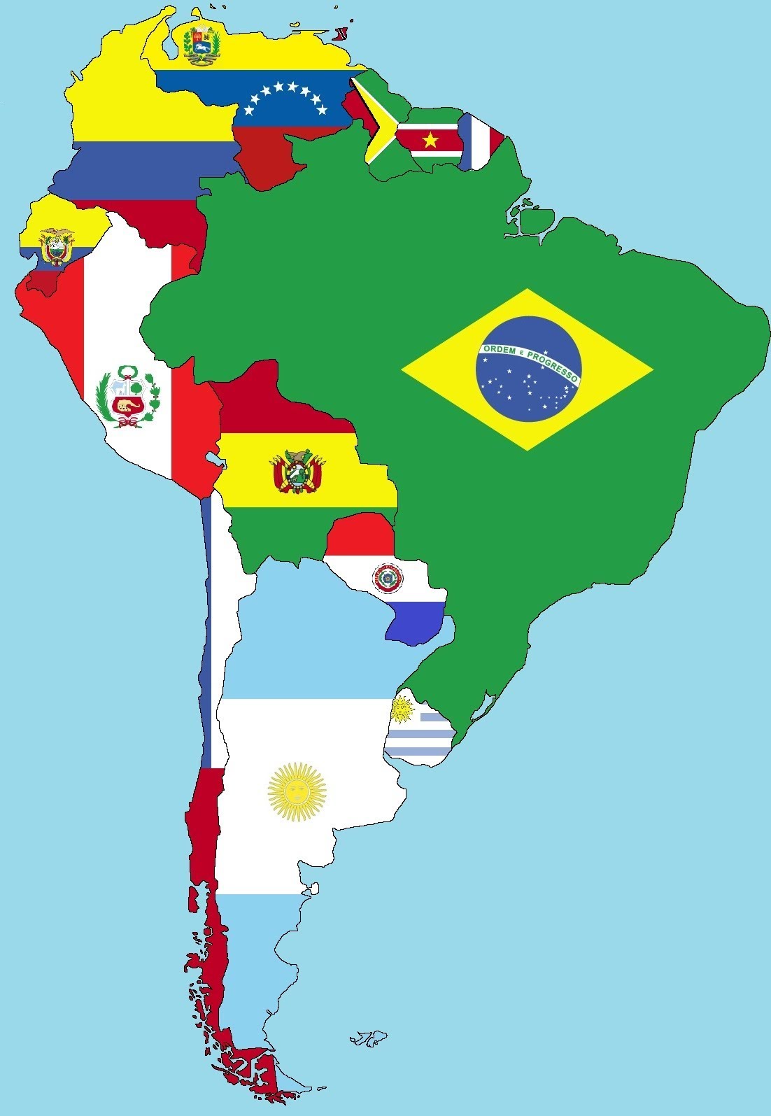 Juegos de Geografía | Juego de Países de Sudamérica #4 | Cerebriti