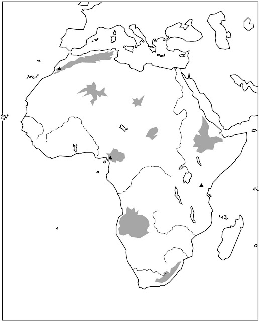 Juegos De Geografía Juego De África Físico Mapa Mudo Cerebriti