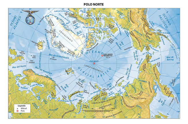 Juegos de Geografía  Juego de Polos (Norte) - Físico 