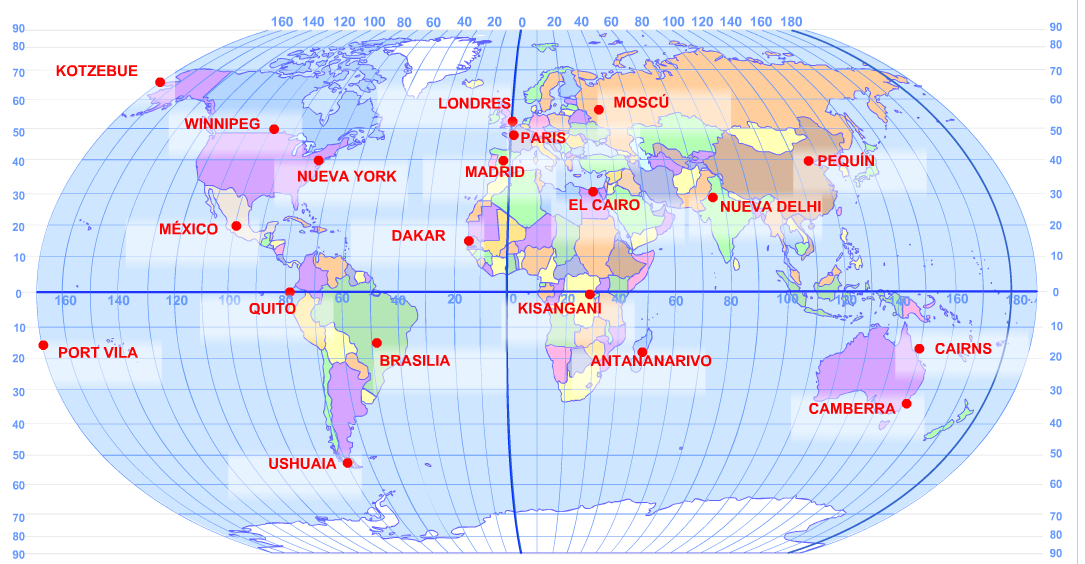 Resultado de imagen de localizar puntos geograficos en un mapa actividades sencillas