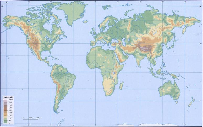 mapa físico mundial mudo Juegos de Geografía | Juego de Relieve físico del mundo | Cerebriti