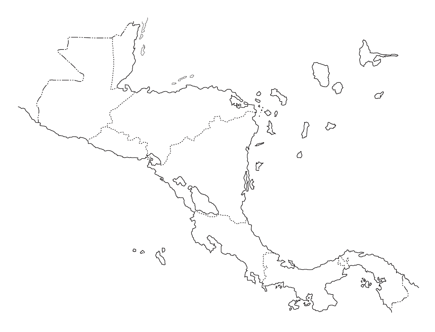 juegos de geograf 237 a juego de pa 237 ses de centroam 233 rica mapa de centroamerica para colorear