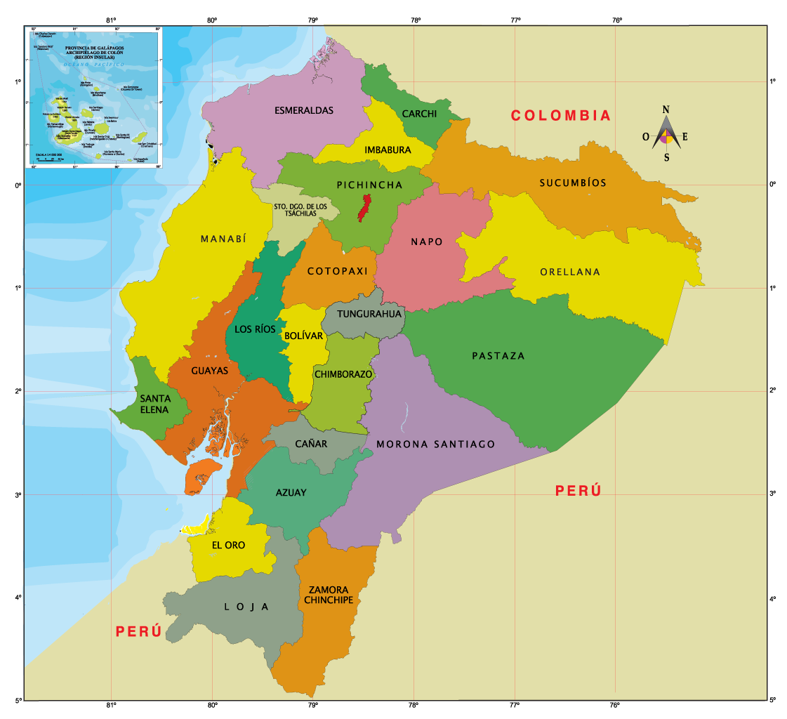 Juegos de Geografía | Juego de Ecuadorian Ethnographic Map ...