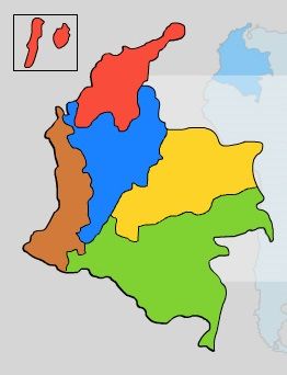 15+ Mapa De Colombia Con Sus 6 Regiones Pics